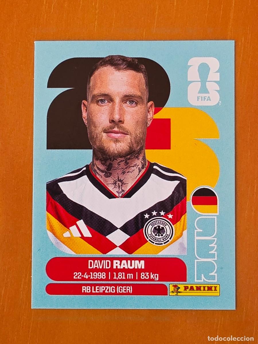 Cromos de f&uacute;tbol: GER 4 David Raum, Alemania, Panini FIFA World Cup Mundial 2026 Sticker