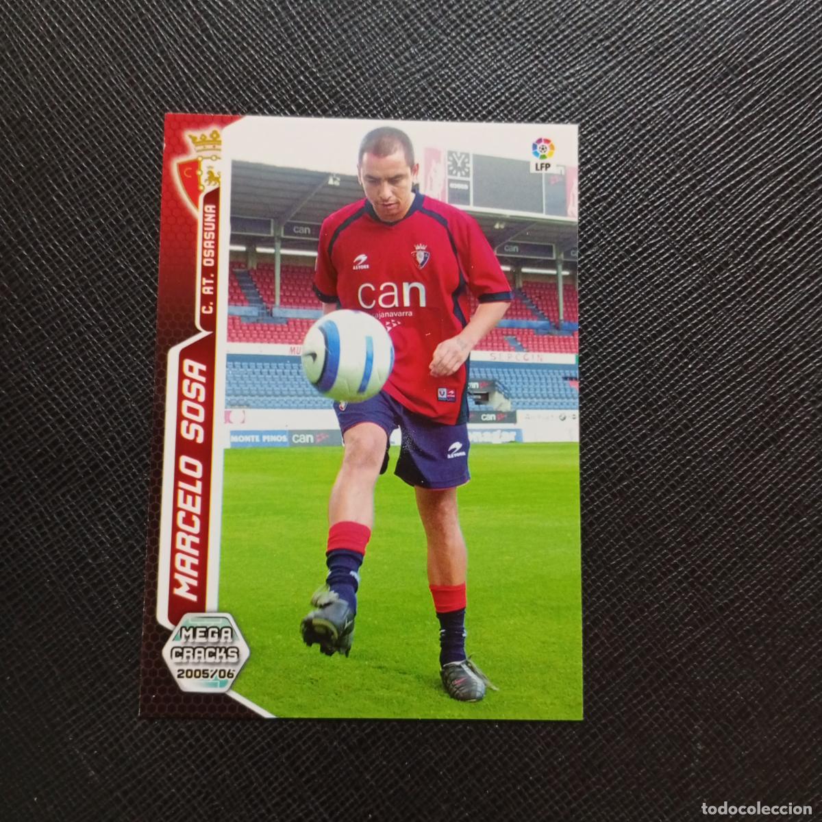 Cartes &agrave; collectionner de Football: 457 MARCELO SOSA OSASUNA PANINI MEGACRACKS 05 06 CROMO FUTBOL 2005 2006 - A213 PG478 FICHAJE