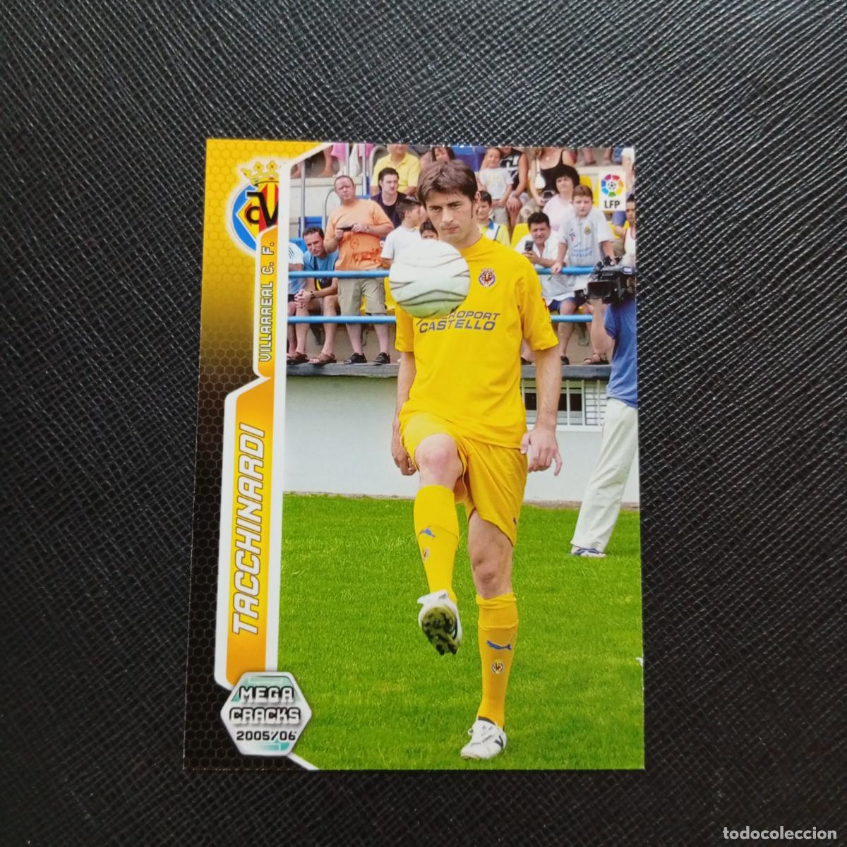 Cromos de f&uacute;tbol: 458 TACCHINARDI VILLARREAL PANINI MEGACRACKS 05 06 CROMO FUTBOL 2005 2006 - A213 PG487 FICHAJE