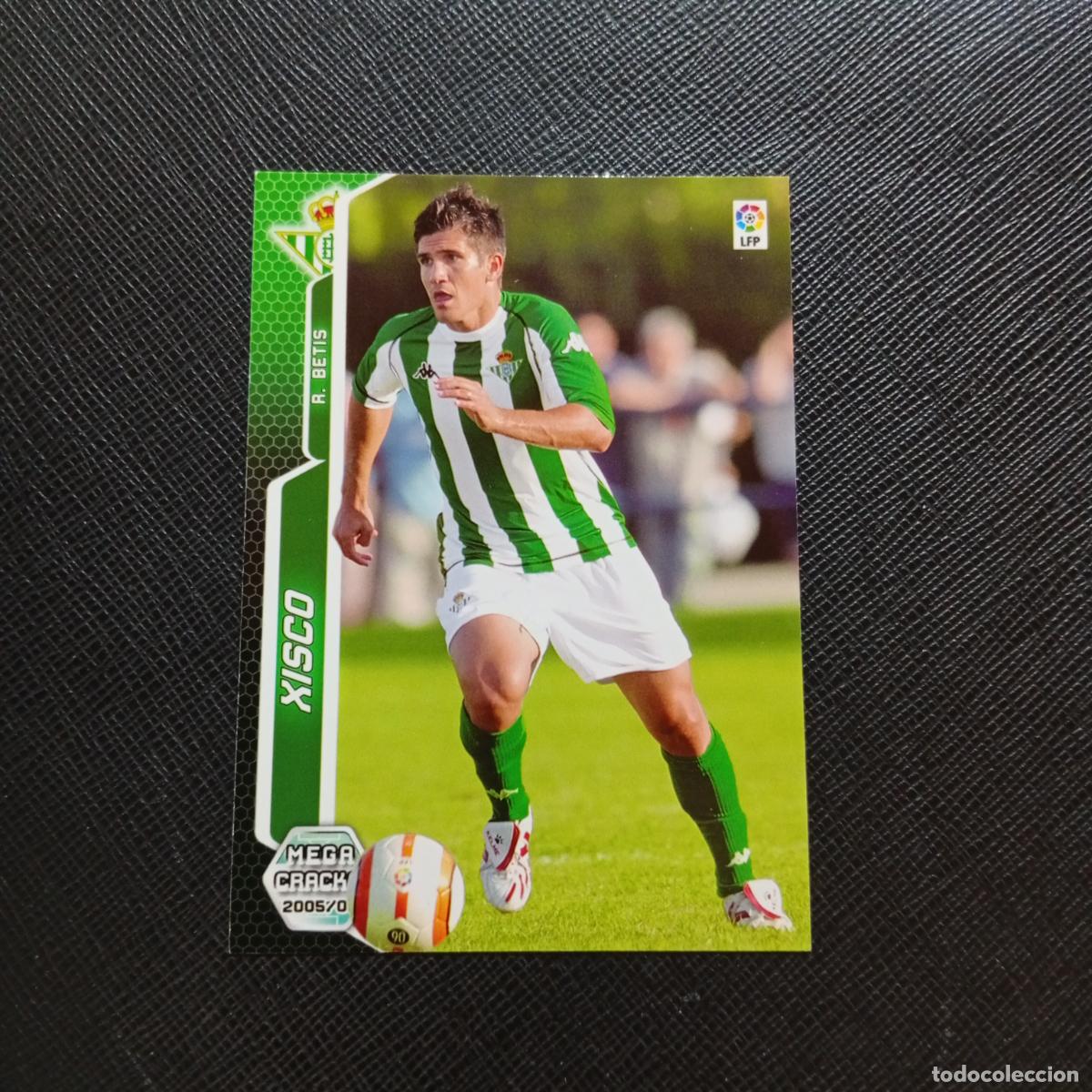 Cromos de f&uacute;tbol: 459 XISCO REAL BETIS PANINI MEGACRACKS 05 06 CROMO FUTBOL 2005 2006 - A213 PG487 FICHAJE