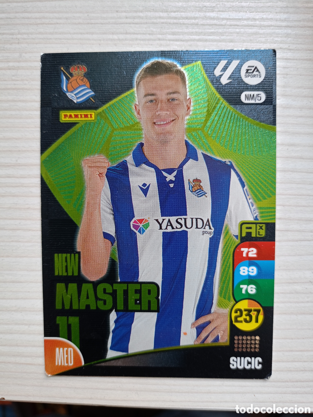 Cromos de f&uacute;tbol: 5 NM/5 SUCIC (NEW MASTER 11) - REAL SOCIEDAD - ADRENALYN XL 2024-25 - 24/25 (NUEVO)