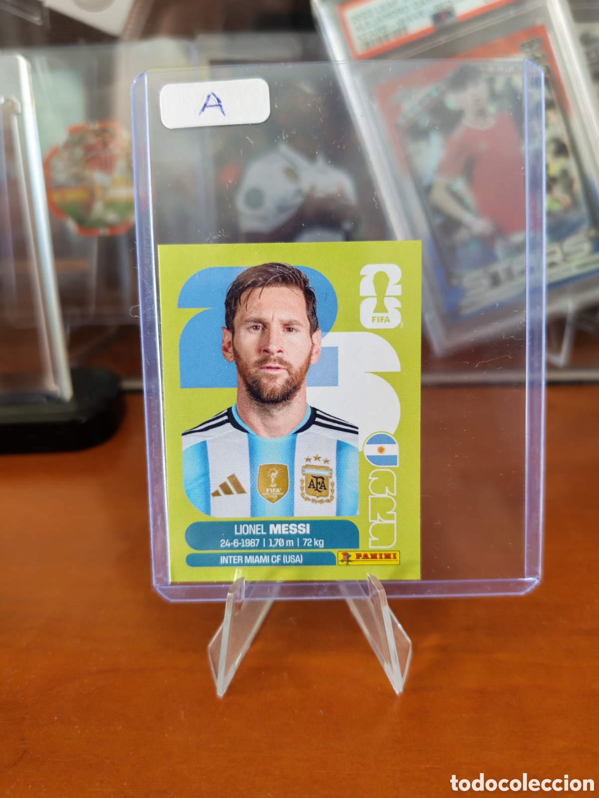 Cromos de f&uacute;tbol: Messi ARG 17 United Edition