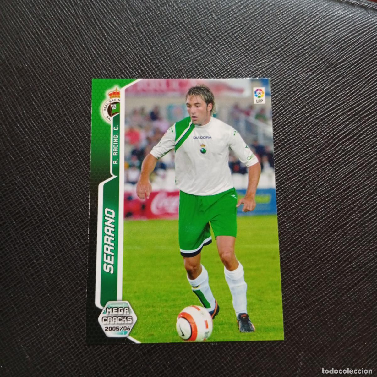 Cromos de f&uacute;tbol: 471 SERRANO RACING PANINI MEGACRACKS 05 06 CROMO FUTBOL 2005 2006 - A213 PG496 FICHAJE