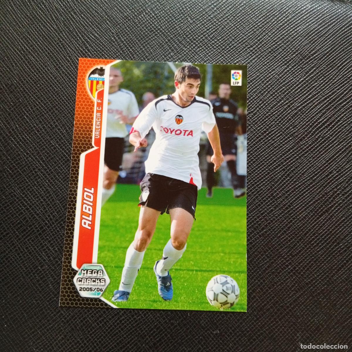 Cromos de f&uacute;tbol: 473 ALBIOL VALENCIA PANINI MEGACRACKS 05 06 CROMO FUTBOL 2005 2006 - A213 PG496 FICHAJE