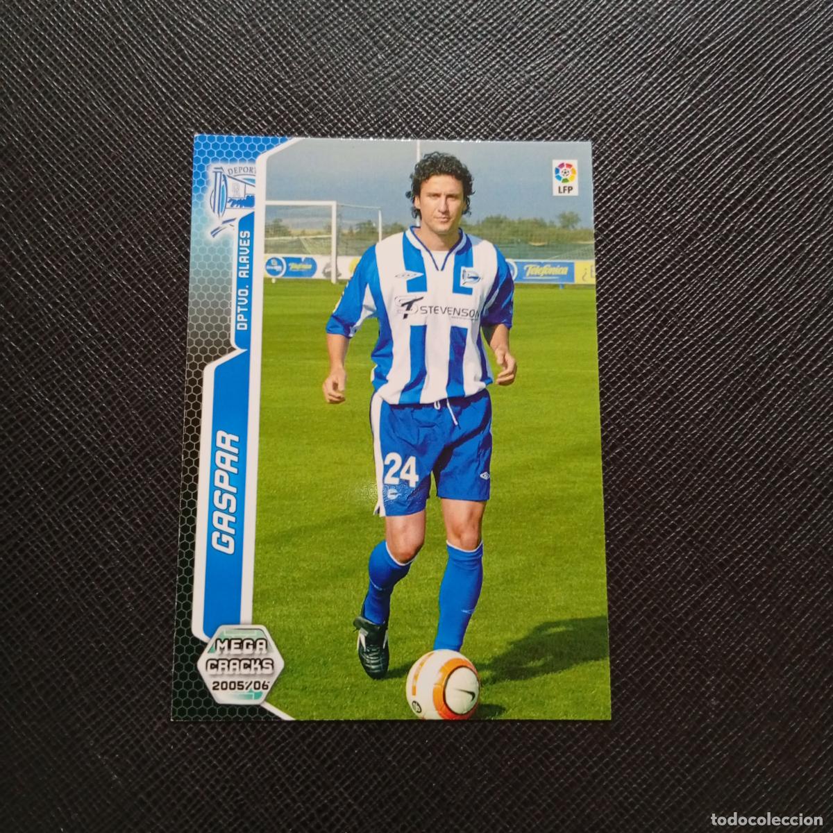 Cromos de f&uacute;tbol: 477 GASPAR ALAVES PANINI MEGACRACKS 05 06 CROMO FUTBOL 2005 2006 - A45 PG3 FICHAJE