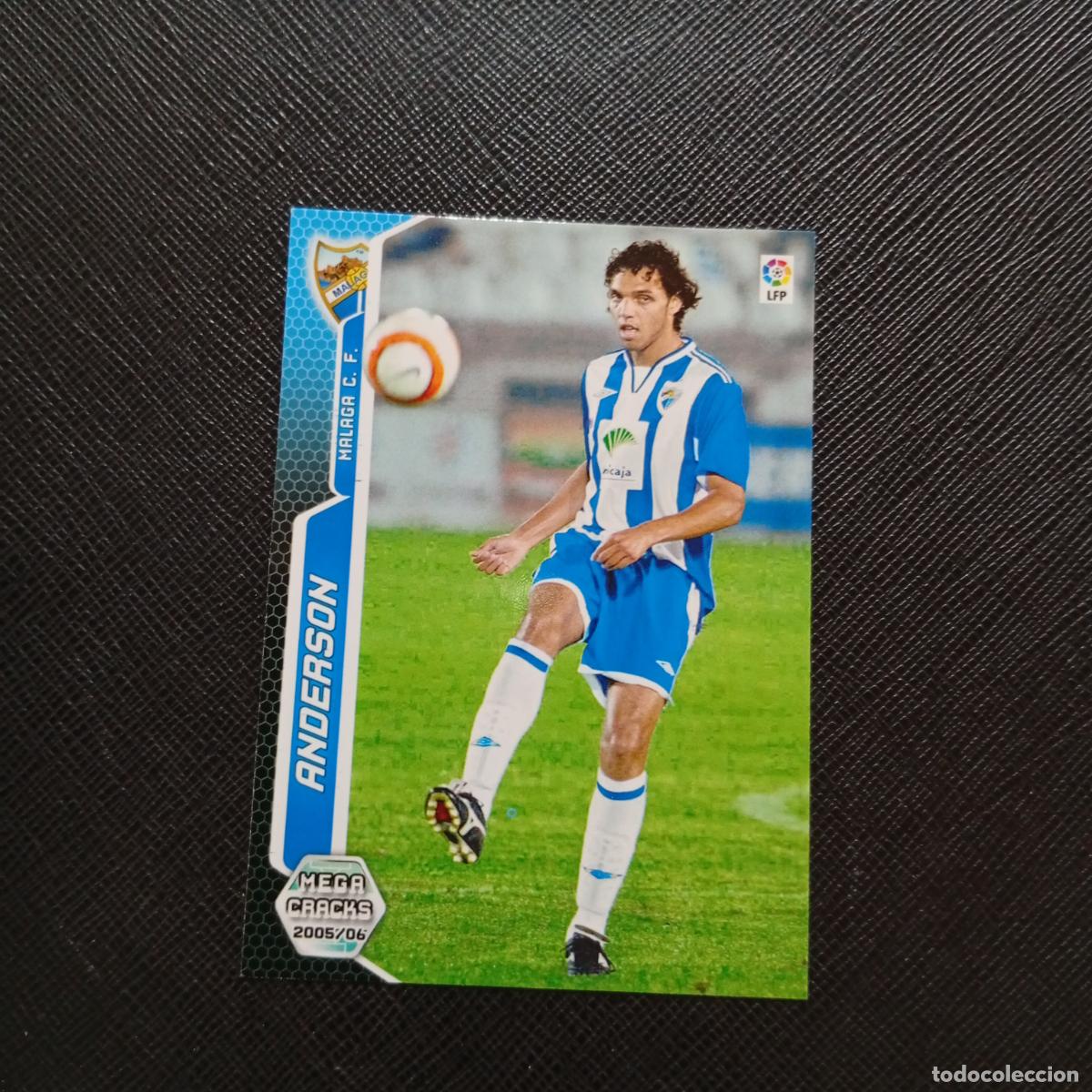 Cromos de f&uacute;tbol: 489 ANDERSON MALAGA PANINI MEGACRACKS 05 06 CROMO FUTBOL 2005 2006 - A45 PG13 FICHAJE