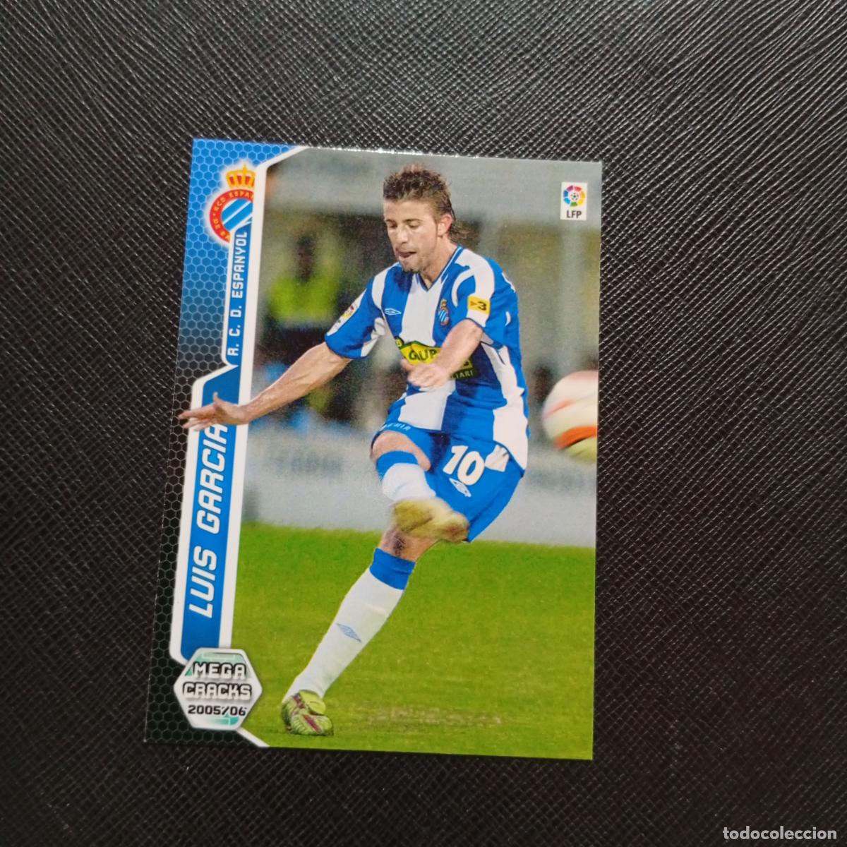 Cromos de f&uacute;tbol: 495 LUIS GARCIA ESPA&Ntilde;OL PANINI MEGACRACKS 05 06 CROMO FUTBOL 2005 2006 - A45 PG20 FICHAJE
