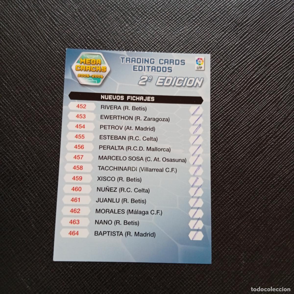 Cromos de f&uacute;tbol: INDICE 2 EDICION PANINI MEGACRACKS 05 06 CROMO FUTBOL 2005 2006 - A45 PG20