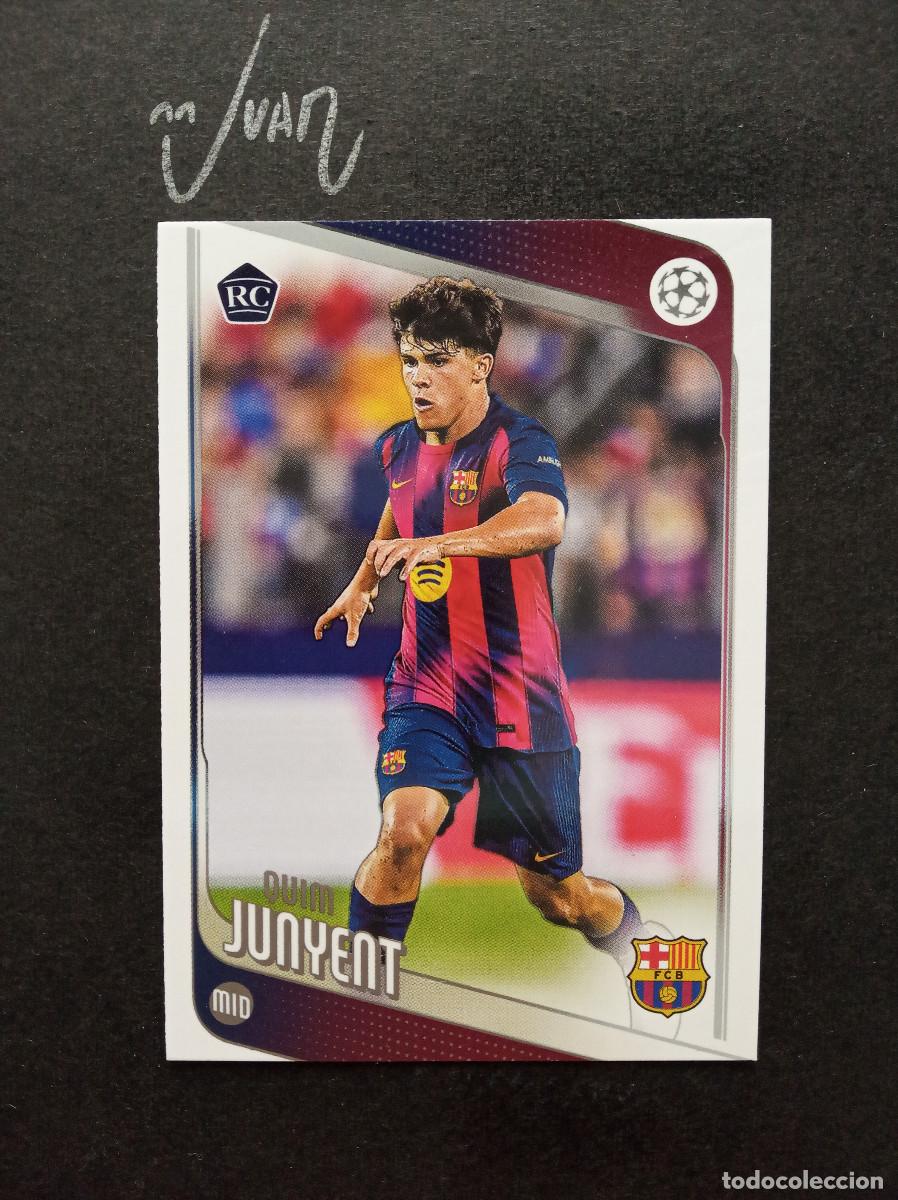 Cromos de f&uacute;tbol: N&ordm; 93 ROOKIE QUIM JUNYENT BARCELONA ⚽ TOPPS &reg; FLAGSHIP UCC CLUB COMPETITIONS 2025 2026 25 26 NUEVO
