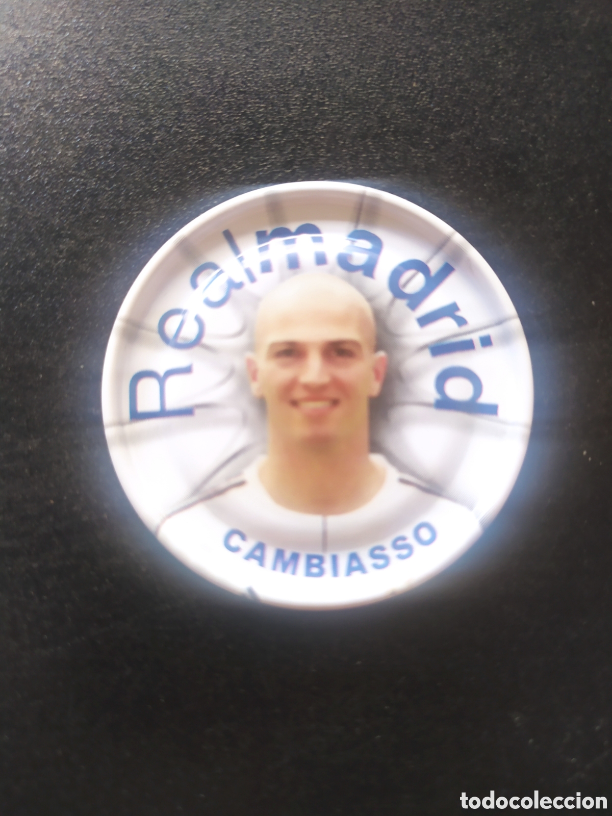 Cromos de f&uacute;tbol: Metal rappers 2004 2005 04 05 magic box int Cambiasso n&deg; 82 Real Madrid
