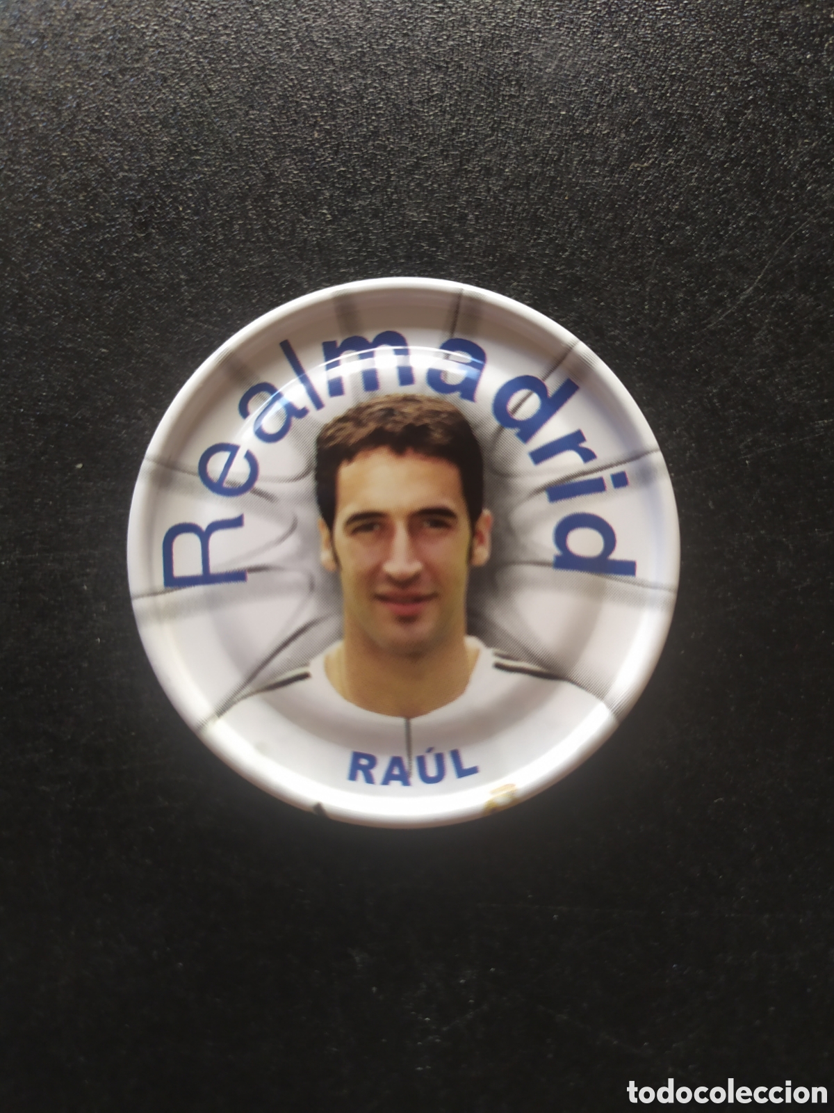 Cromos de f&uacute;tbol: Metal rappers 2004 2005 04 05 magic box int Ra&uacute;l n&deg; 92 Real Madrid