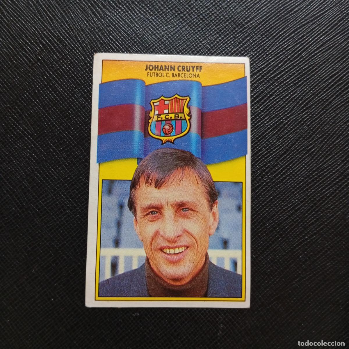 Cromos de f&uacute;tbol: JOHANN CRUYFF BARCELONA ESTE 1990 1991 CROMO FUTBOL LIGA 90 91 - DESPEGADO - A37 PG1