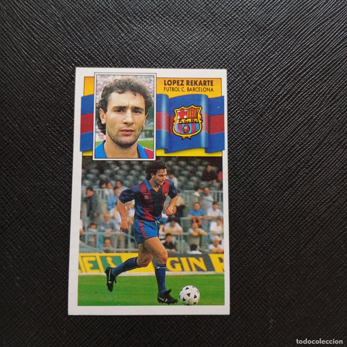 Cromos de f&uacute;tbol: LOPEZ REKARTE BARCELONA ESTE 1990 1991 CROMO FUTBOL LIGA 90 91 - DESPEGADO - A37 PG1
