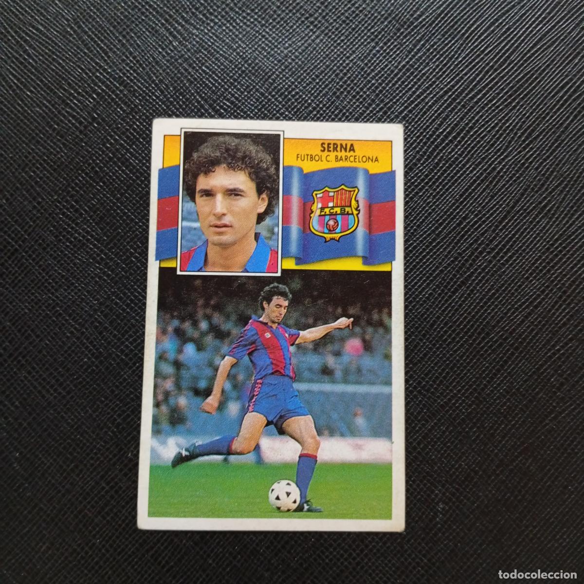 Cromos de f&uacute;tbol: SERNA BARCELONA ESTE 1990 1991 CROMO FUTBOL LIGA 90 91 - DESPEGADO - A37 PG1