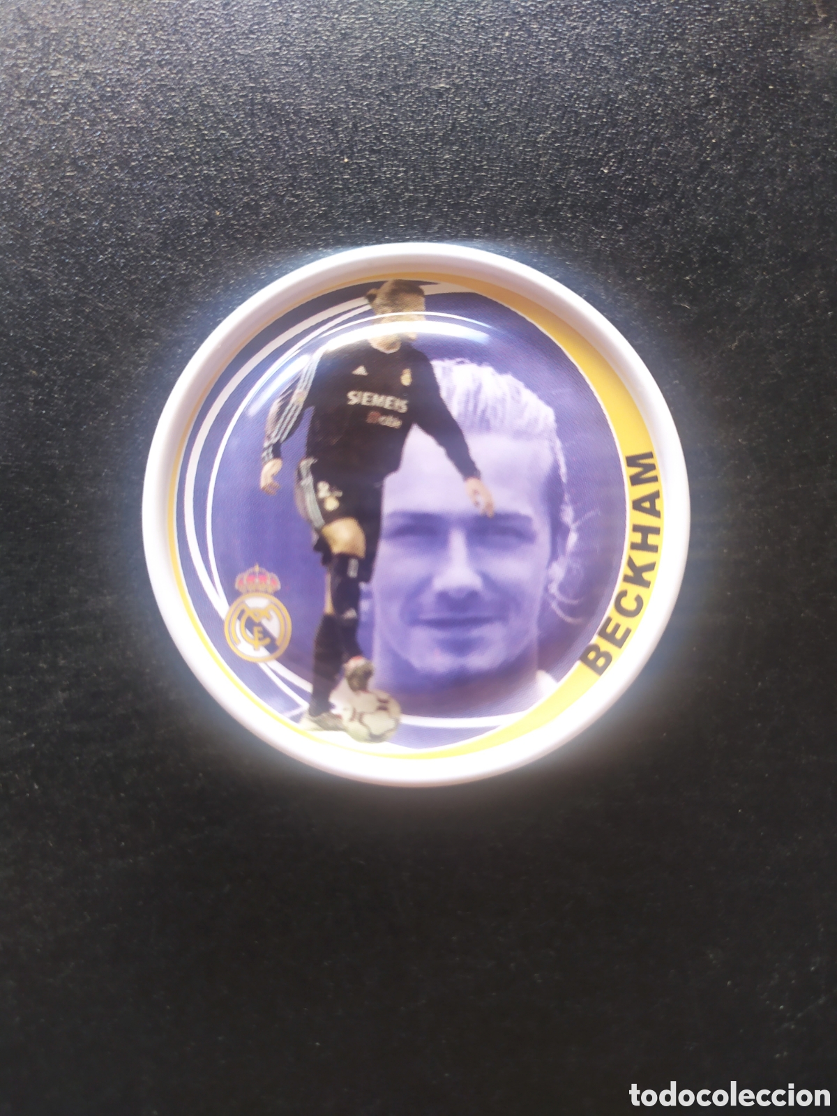 Cromos de f&uacute;tbol: Metal rappers 2004 2005 04 05 magic box int Beckham n&deg; 47 Real Madrid