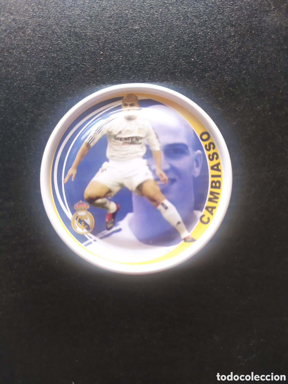 Cromos de f&uacute;tbol: Metal rappers 2004 2005 04 05 magic box int Cambiasso n&deg; 50 Real Madrid