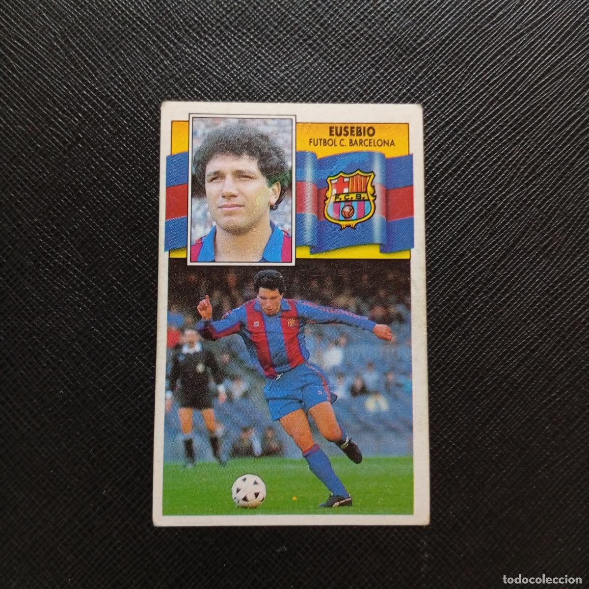 Cromos de f&uacute;tbol: EUSEBIO BARCELONA ESTE 1990 1991 CROMO FUTBOL LIGA 90 91 - DESPEGADO - A37 PG10