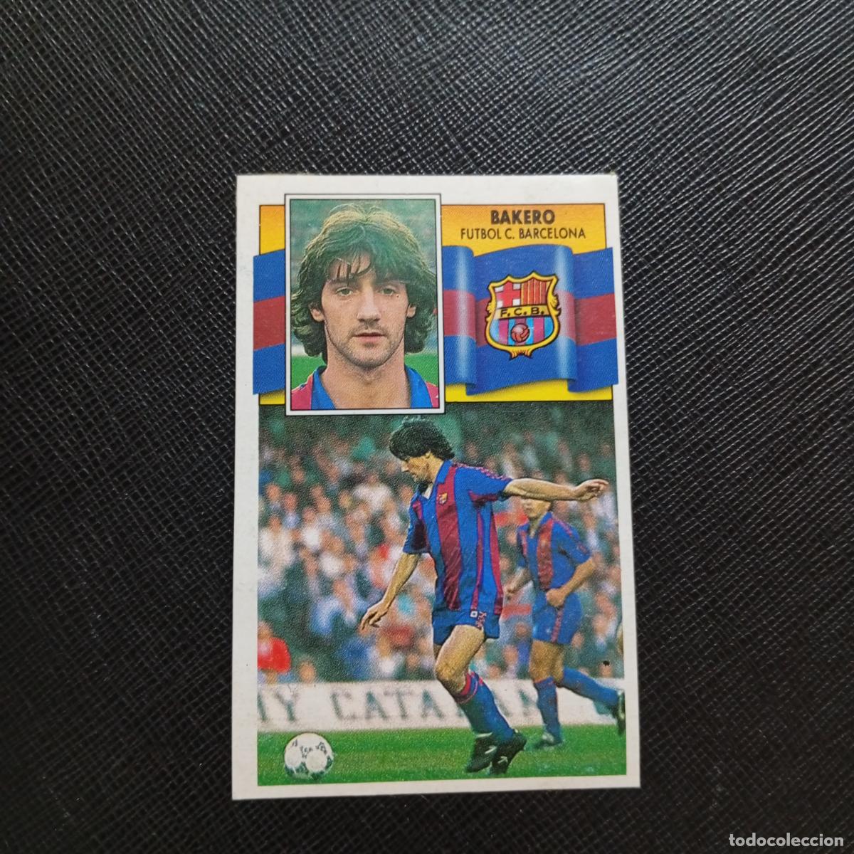 Cromos de f&uacute;tbol: BAKERO BARCELONA ESTE 1990 1991 CROMO FUTBOL LIGA 90 91 - DESPEGADO - A37 PG10