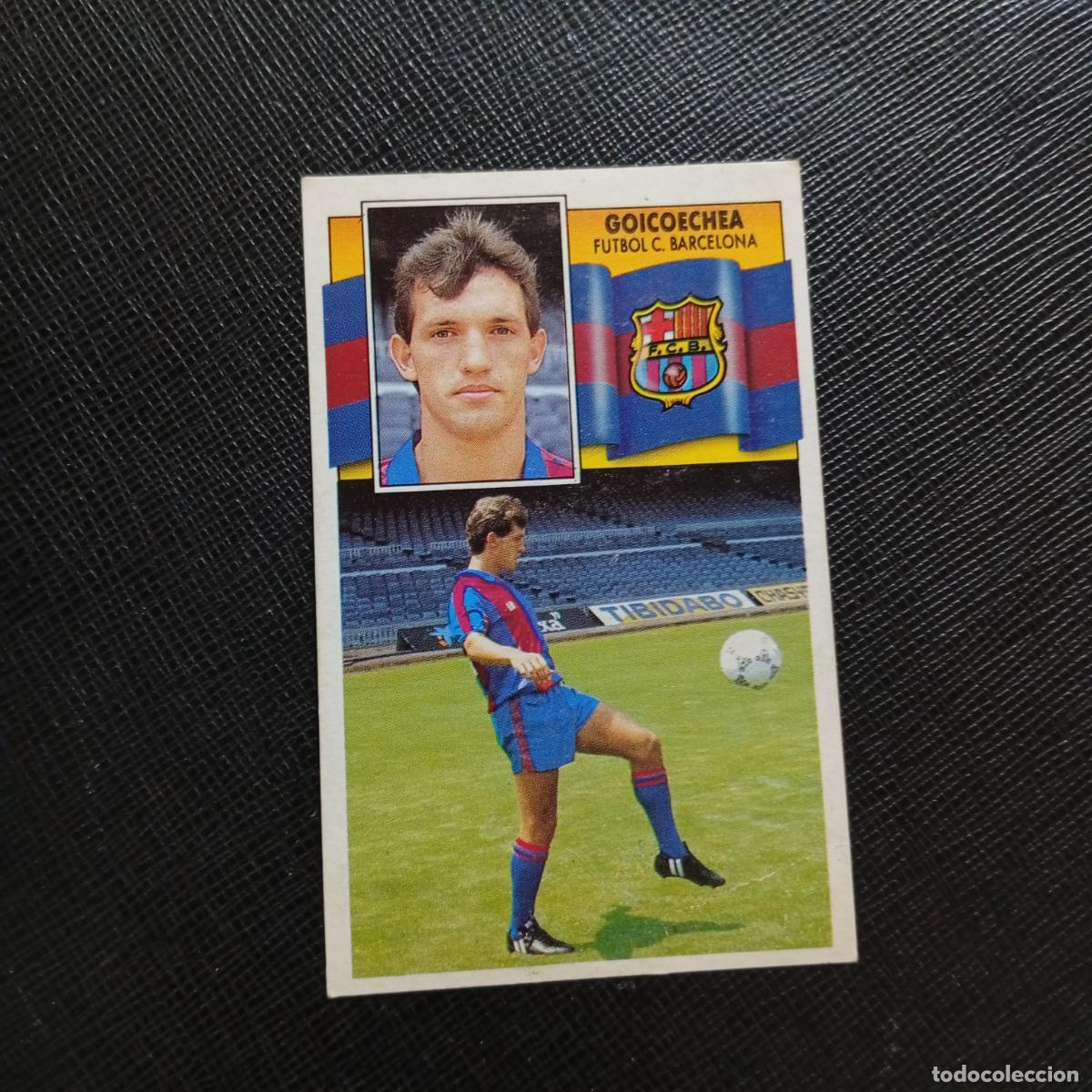 Cromos de f&uacute;tbol: GOICOECHEA BARCELONA ESTE 1990 1991 CROMO FUTBOL LIGA 90 91 - DESPEGADO - A37 PG10