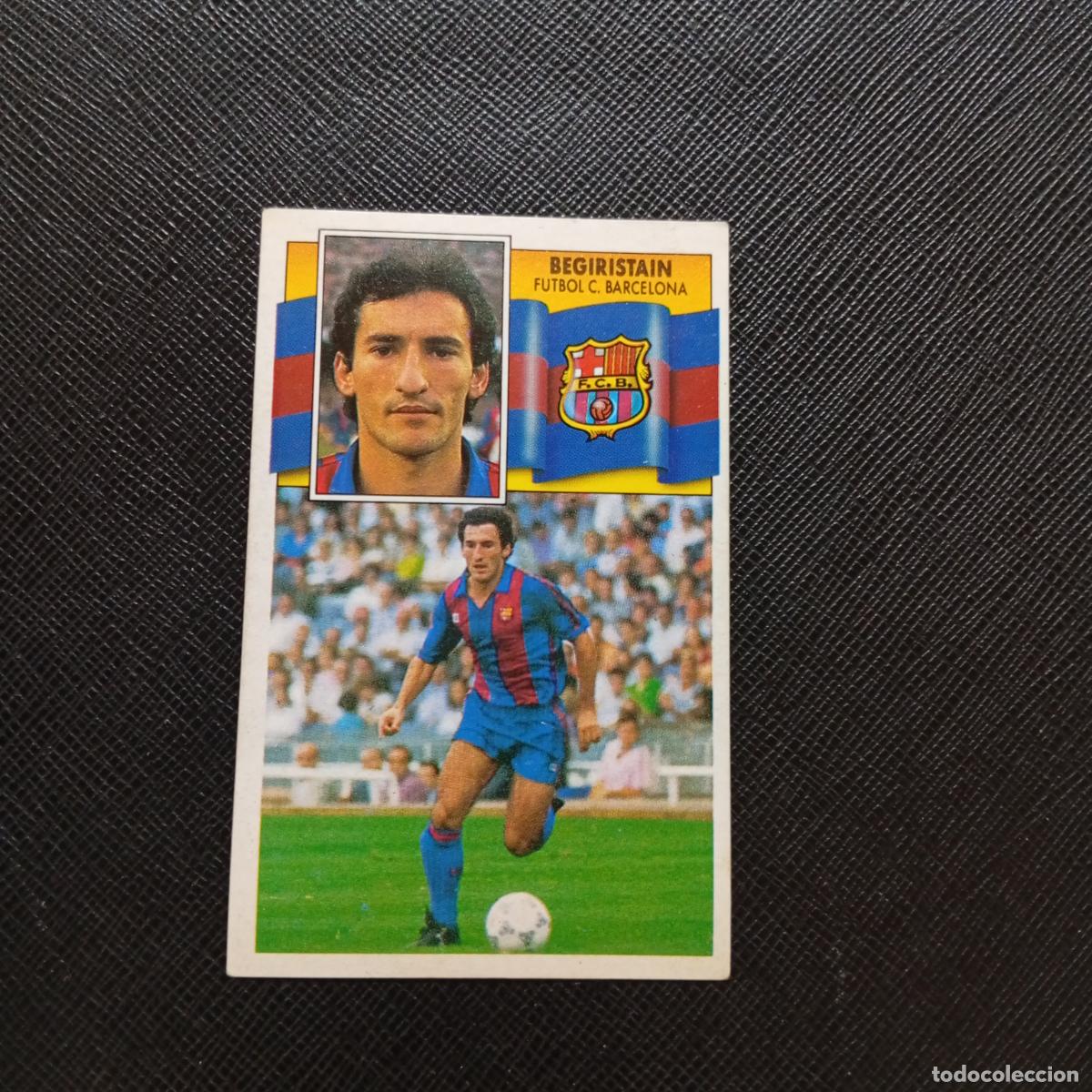 Cromos de f&uacute;tbol: BEGIRISTAIN BARCELONA ESTE 1990 1991 CROMO FUTBOL LIGA 90 91 - DESPEGADO - A37 PG10