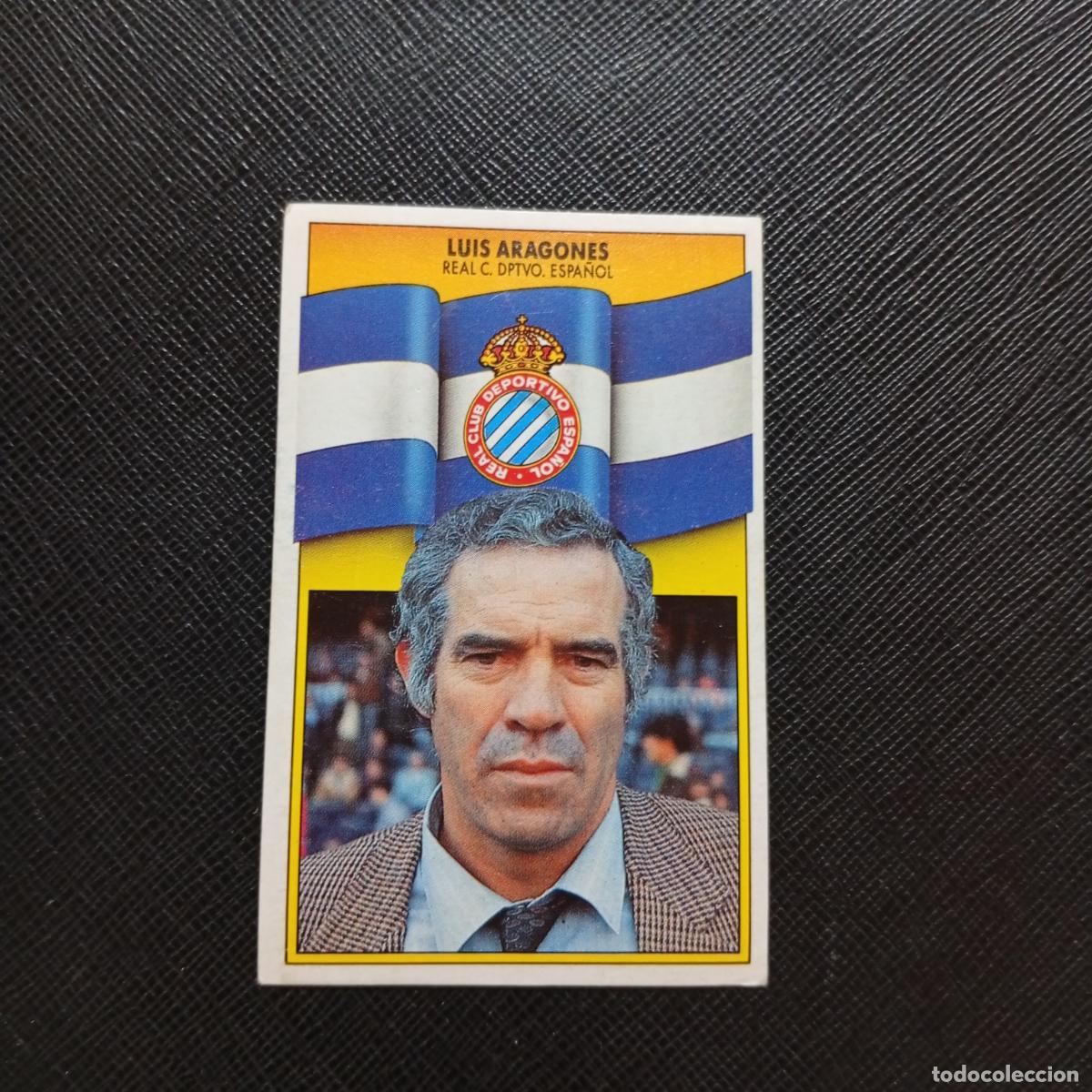 Cromos de f&uacute;tbol: LUIS ARAGONES ESPA&Ntilde;OL ESTE 1990 1991 CROMO FUTBOL LIGA 90 91 - DESPEGADO - A37 PG10