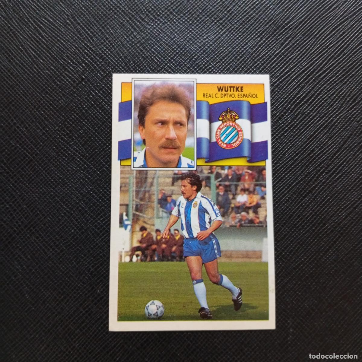 Cromos de f&uacute;tbol: WUTTKE ESPA&Ntilde;OL ESTE 1990 1991 CROMO FUTBOL LIGA 90 91 - DESPEGADO - A37 PG19