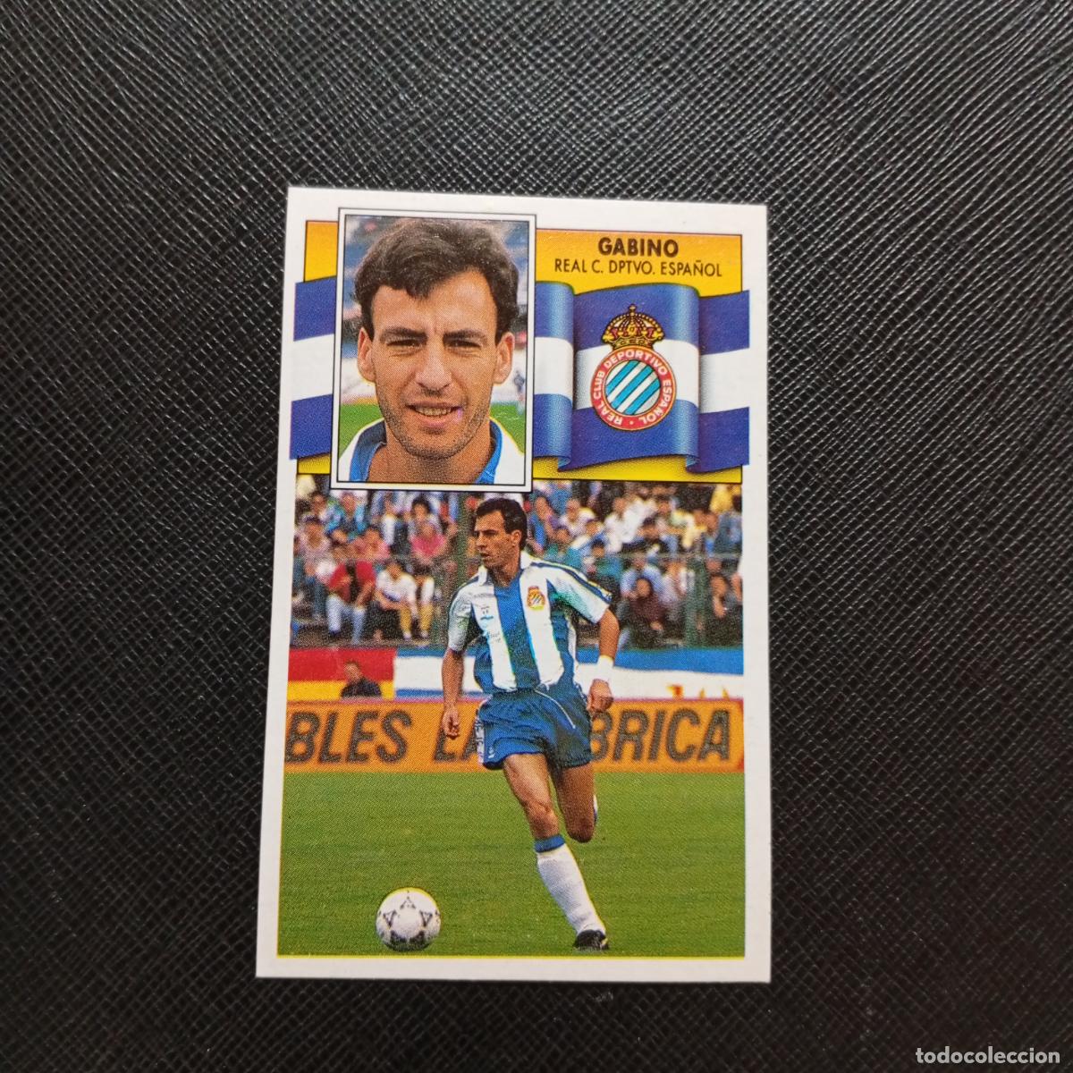 Cromos de f&uacute;tbol: GABINO ESPA&Ntilde;OL ESTE 1990 1991 CROMO FUTBOL LIGA 90 91 - DESPEGADO - A37 PG19