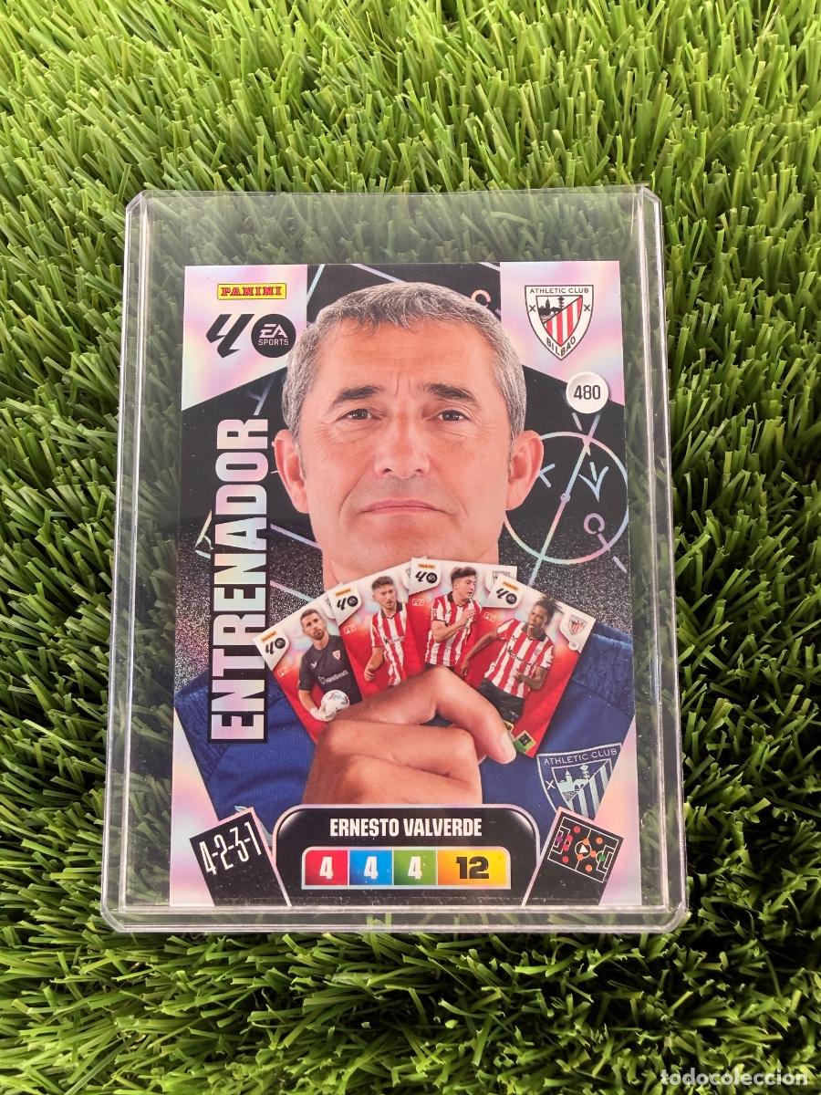 Cromos de f&uacute;tbol: N&ordm; 480 Ernesto Valverde Entrenador Athletic Club Adrenalyn XL 25 26