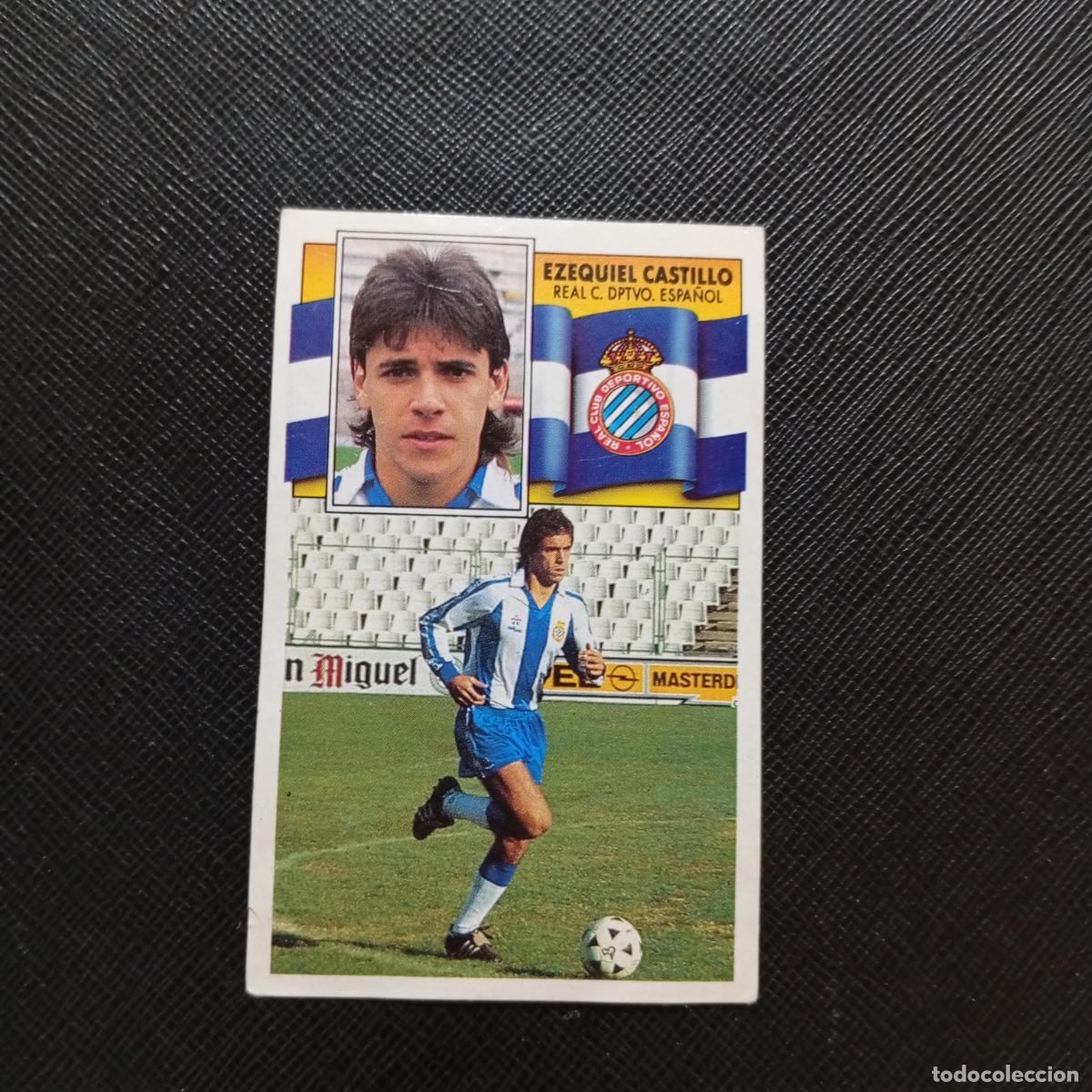 Cromos de f&uacute;tbol: EZEQUIEL CASTILLO ESPA&Ntilde;OL ESTE 1990 1991 CROMO FUTBOL LIGA 90 91 - DESPEGADO - A37 PG19