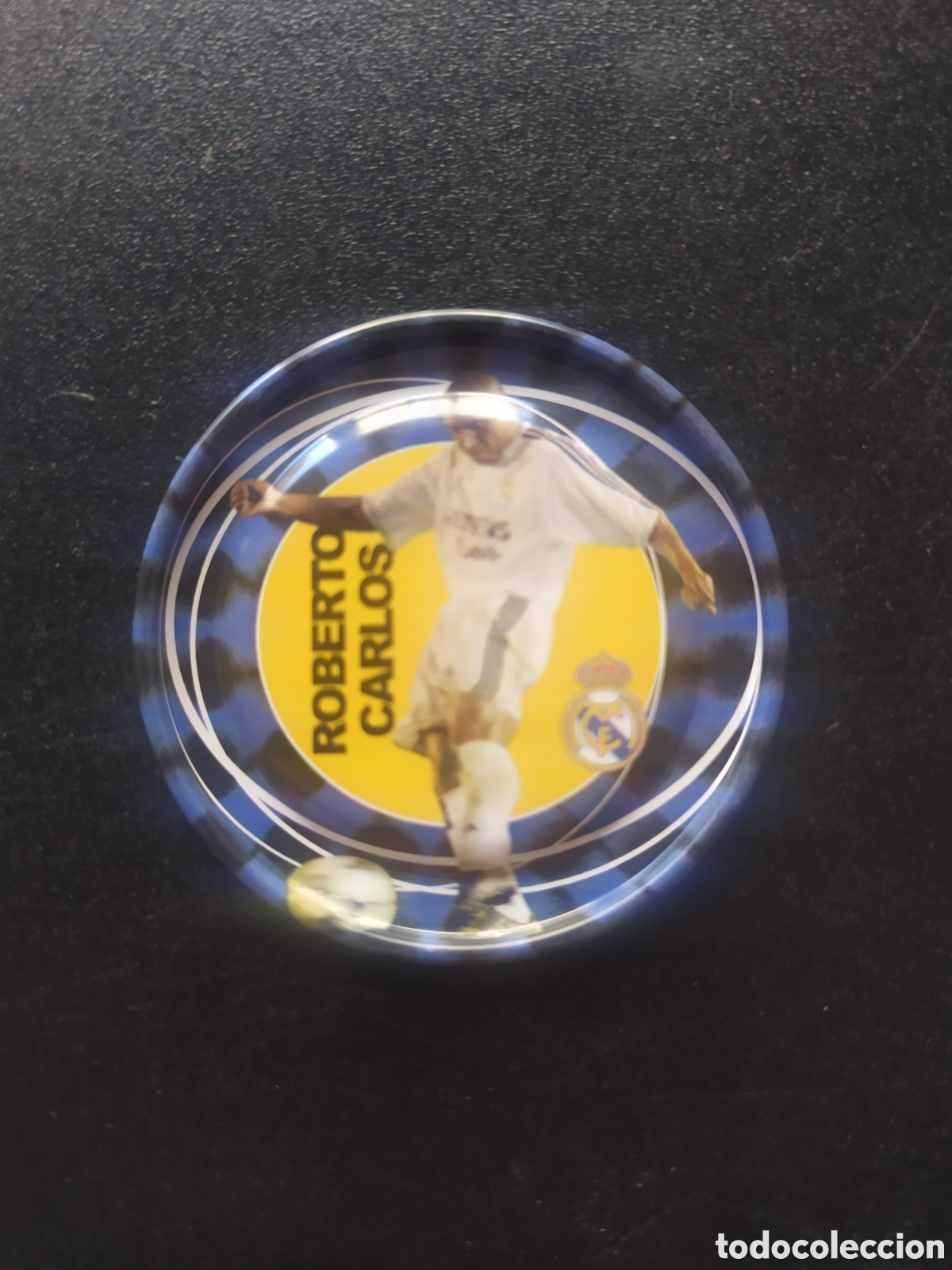 Cromos de f&uacute;tbol: Metal rappers 2004 2005 04 05 magic box int Roberto Carlos n&deg; 75 Real Madrid