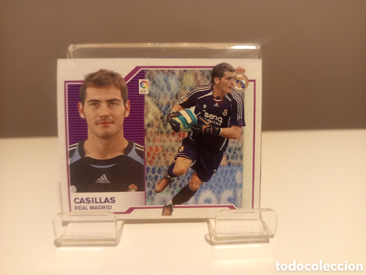 Cromos de f&uacute;tbol: ❇️ CROMO ⚽ CASILLAS REAL MADRID 2007 2008 07 08 RECORTADO LIGA ESTE ❇️