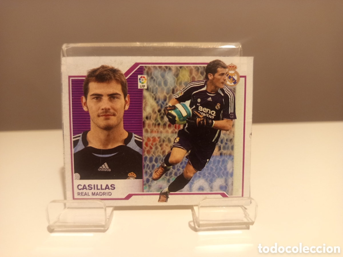 Cromos de f&uacute;tbol: ❇️ CROMO ⚽ CASILLAS REAL MADRID 2007 2008 07 08 RECORTADO LIGA ESTE ❇️