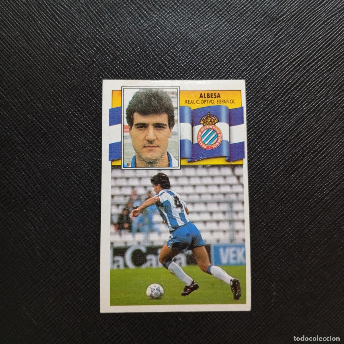 Cromos de f&uacute;tbol: ALBESA ESPA&Ntilde;OL ESTE 1990 1991 CROMO FUTBOL LIGA 90 91 - DESPEGADO - A37 PG28
