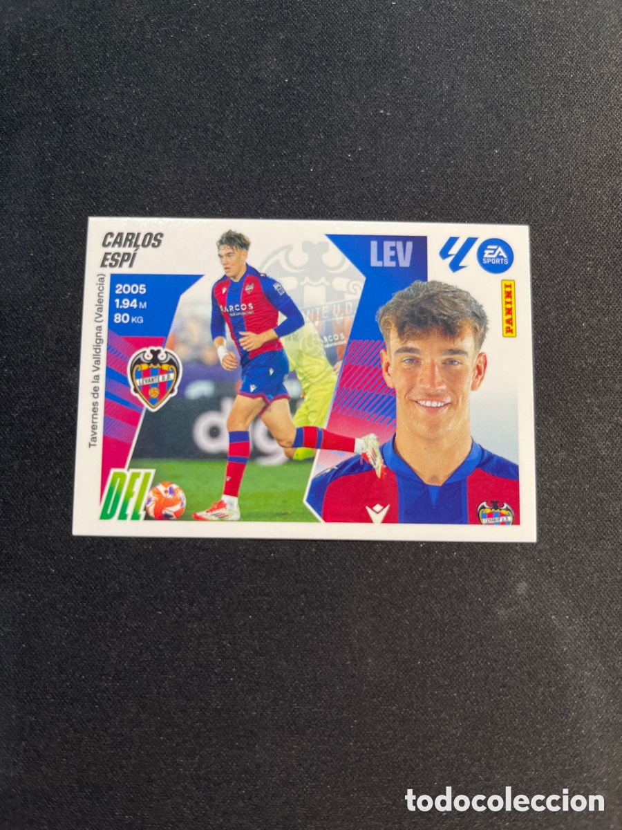 Cromos de f&uacute;tbol: Carlos Espi 19A Levante Liga Este 2025 2026 25 26
