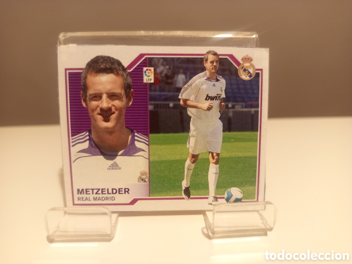 Cromos de f&uacute;tbol: ❇️ CROMO ⚽ METZELDER REAL MADRID 2007 2008 07 08 RECORTADO LIGA ESTE ❇️