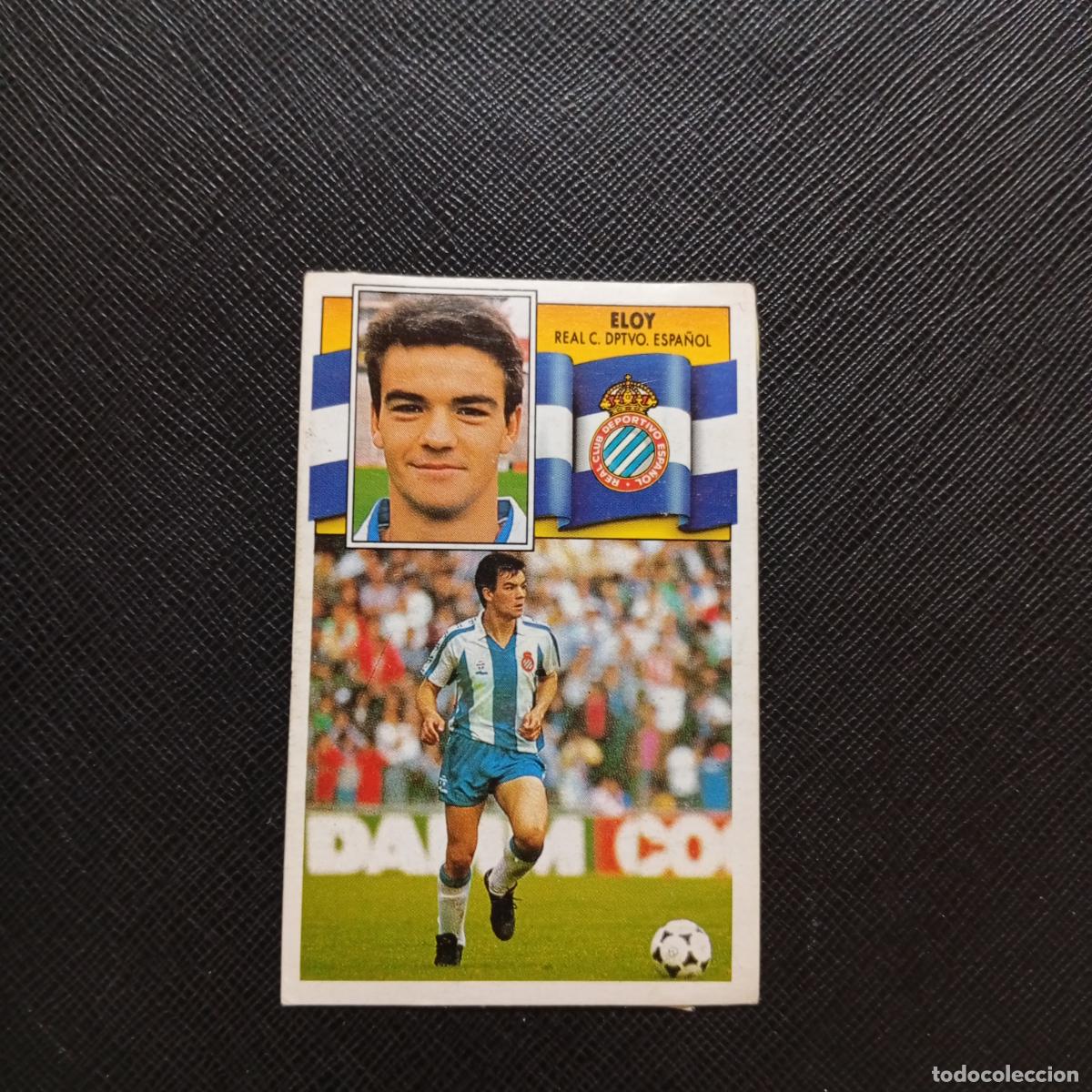 Cromos de f&uacute;tbol: ELOY ESPA&Ntilde;OL ESTE 1990 1991 CROMO FUTBOL LIGA 90 91 - DESPEGADO - A37 PG28