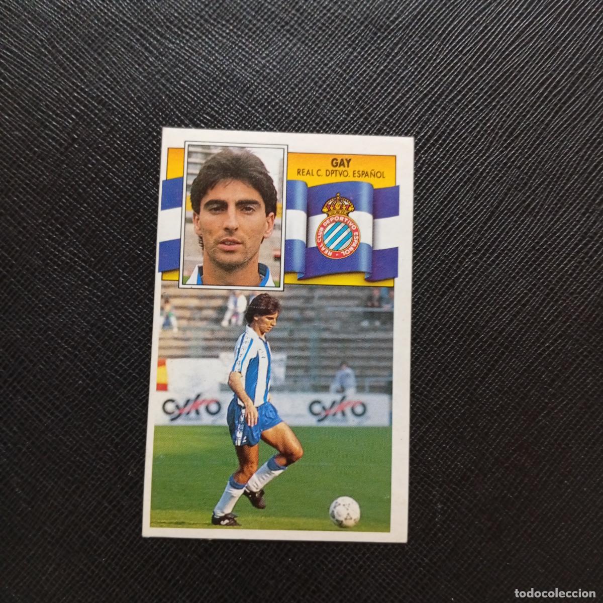 Cromos de f&uacute;tbol: GAY ESPA&Ntilde;OL ESTE 1990 1991 CROMO FUTBOL LIGA 90 91 - DESPEGADO - A37 PG28
