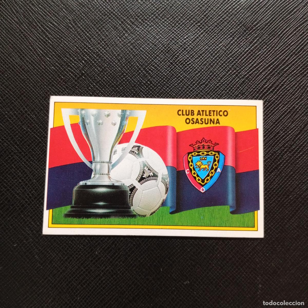 Cromos de f&uacute;tbol: ESCUDO OSASUNA ESTE 1990 1991 CROMO FUTBOL LIGA 90 91 - DESPEGADO - A37 PG28