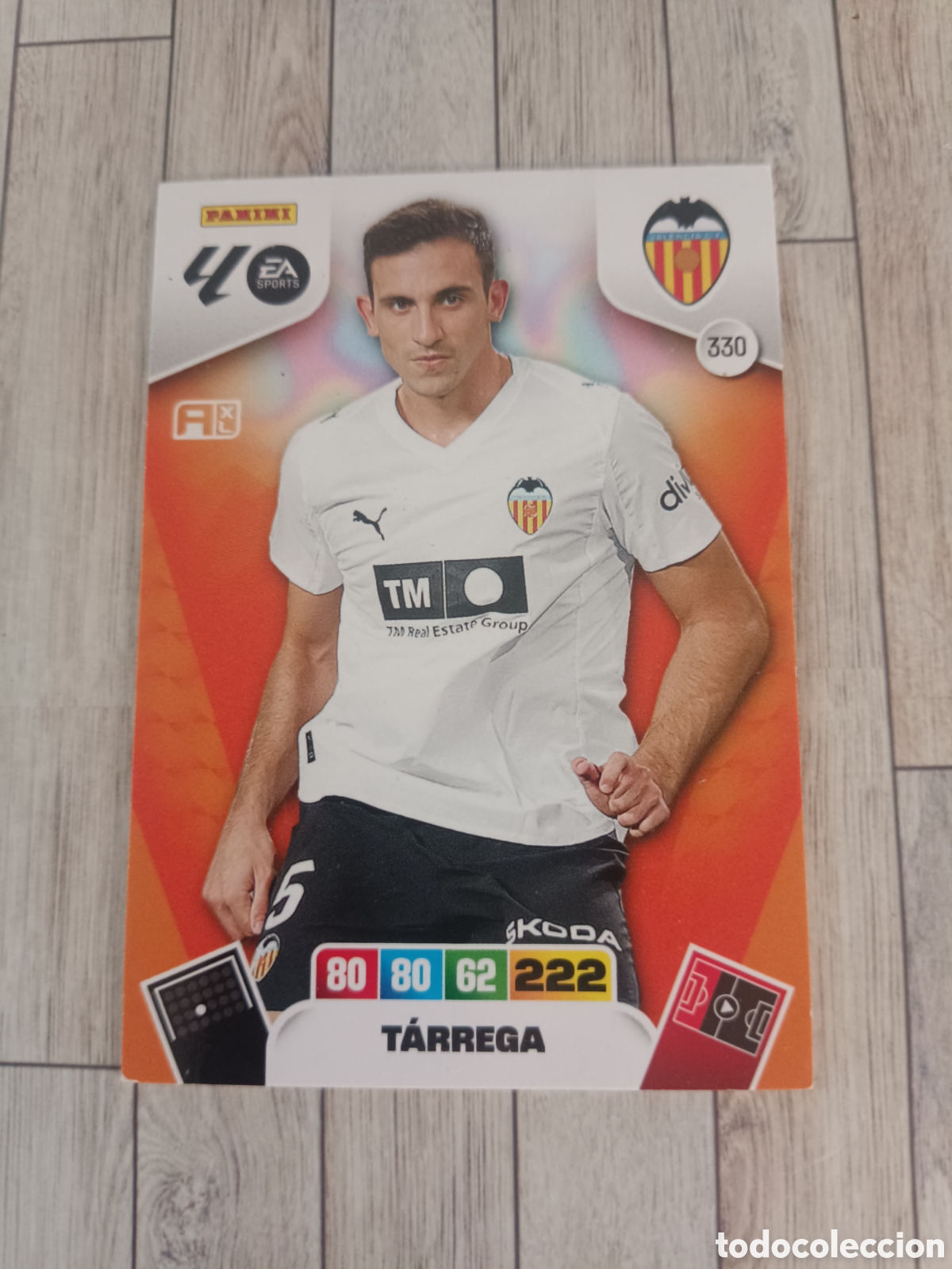 Cartes &agrave; collectionner de Football: 330 TARREGA VALENCIA ADRENALYN XL LIGA 2025 2026 PANINI 25 26