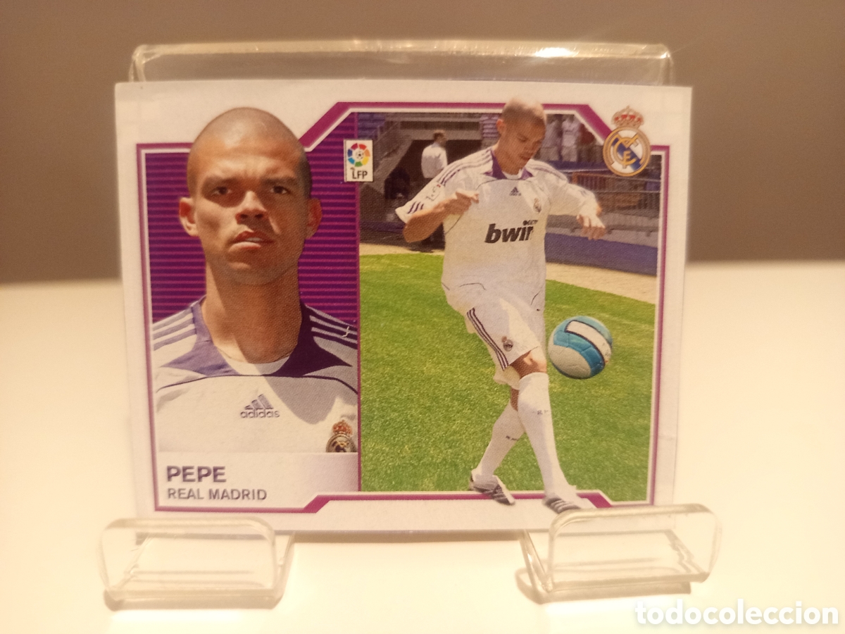 Cartes &agrave; collectionner de Football: ❇️ CROMO ⚽ PEPE REAL MADRID 2007 2008 07 08 RECORTADO LIGA ESTE ❇️