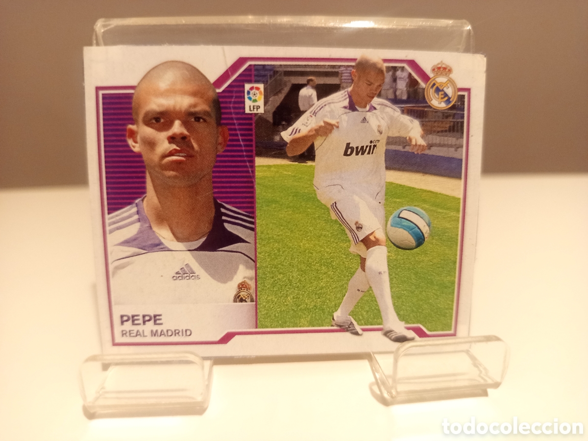 Cartes &agrave; collectionner de Football: ❇️ CROMO ⚽ PEPE REAL MADRID 2007 2008 07 08 RECORTADO LIGA ESTE ❇️