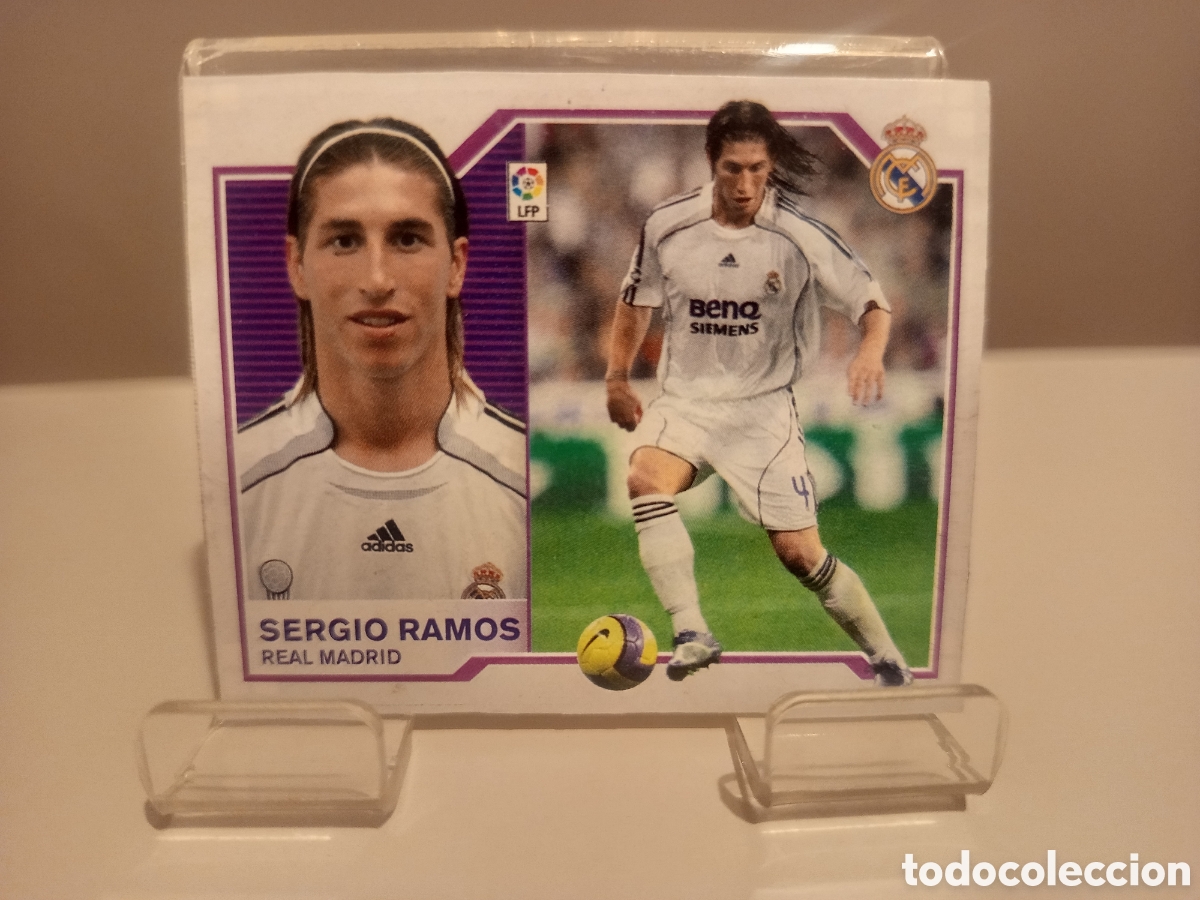 Cromos de Futebol: ❇️ CROMO ⚽ SERGIO RAMOS REAL MADRID 2007 2008 07 08 RECORTADO LIGA ESTE ❇️