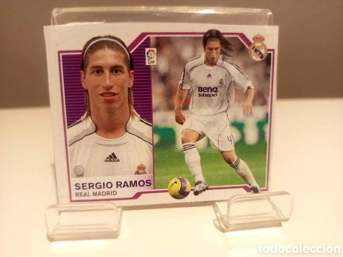 Cromos de Futebol: ❇️ CROMO ⚽ SERGIO RAMOS REAL MADRID 2007 2008 07 08 RECORTADO LIGA ESTE ❇️