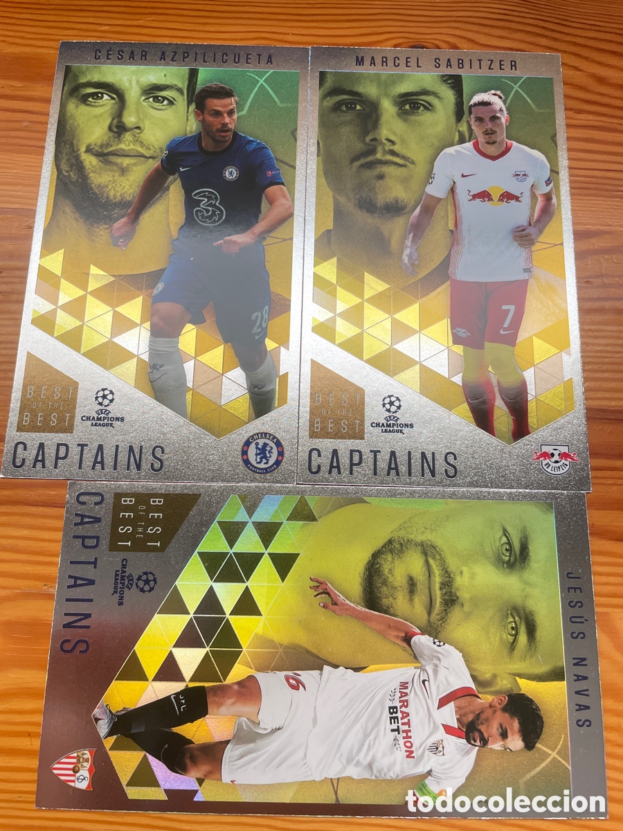 Cromos de Futebol: Lote 3 cromos Best of the Best Captains