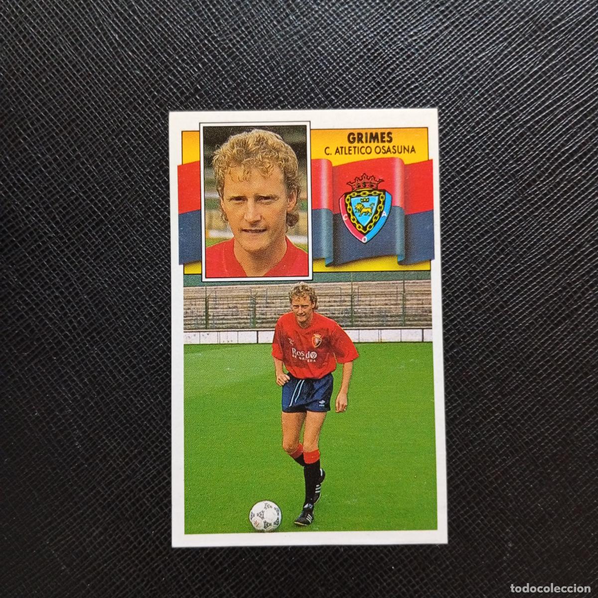 Cromos de f&uacute;tbol: GRIMES OSASUNA ESTE 1990 1991 CROMO FUTBOL LIGA 90 91 - DESPEGADO - A37 PG37 COLOCA