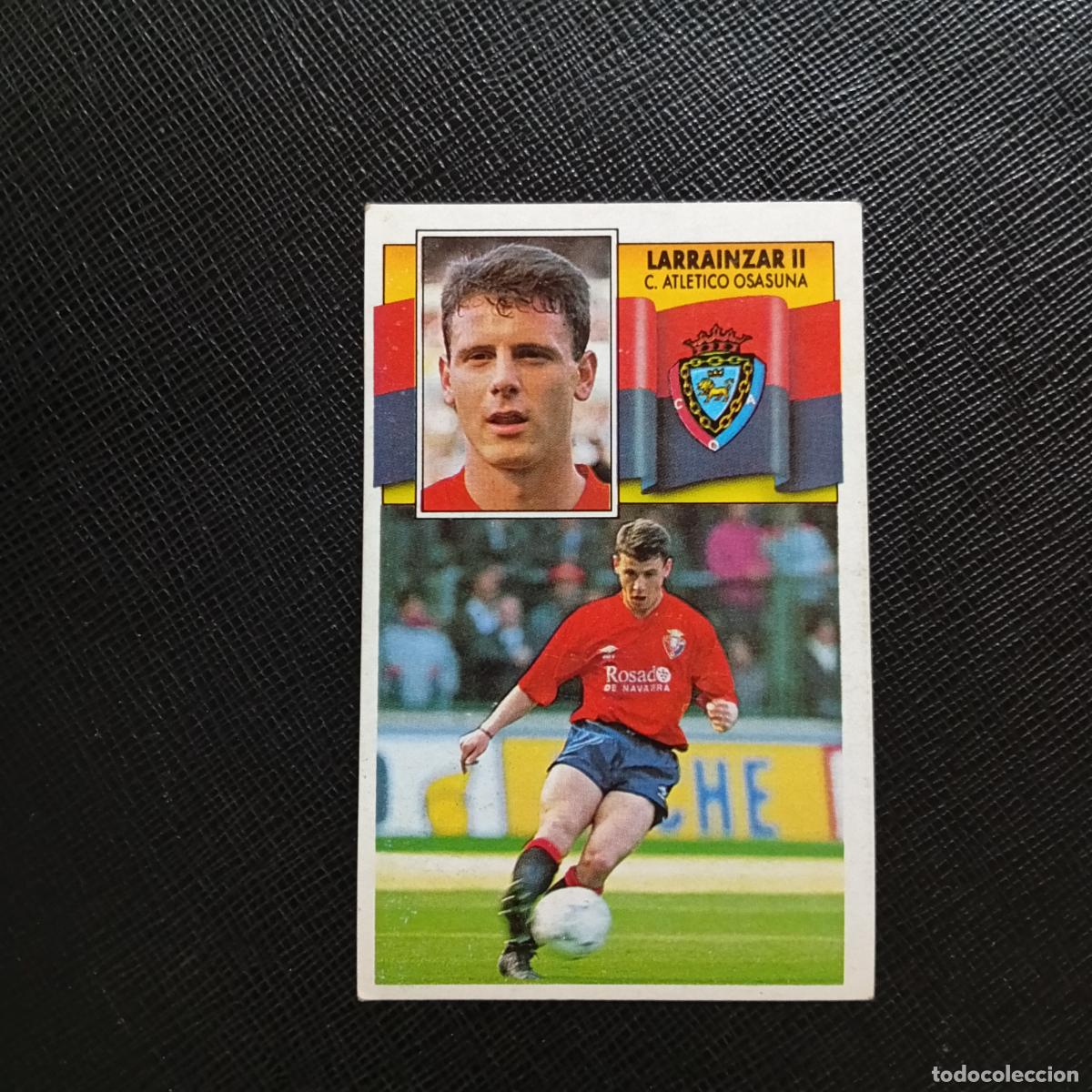 Cromos de f&uacute;tbol: LARRAINZAR II OSASUNA ESTE 1990 1991 CROMO FUTBOL LIGA 90 91 - DESPEGADO - A37 PG55
