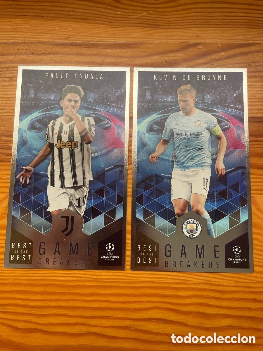 Cromos de f&uacute;tbol: Lote 2 cromos Best of the best GameBreakers