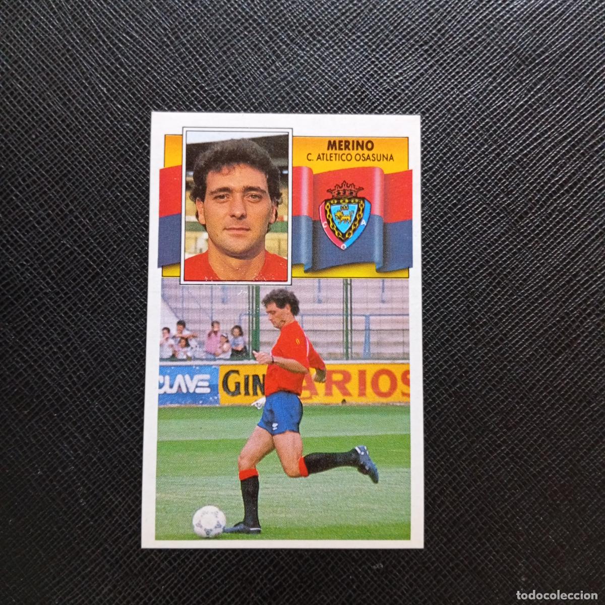 Cromos de f&uacute;tbol: MERINO OSASUNA ESTE 1990 1991 CROMO FUTBOL LIGA 90 91 - DESPEGADO - A37 PG55