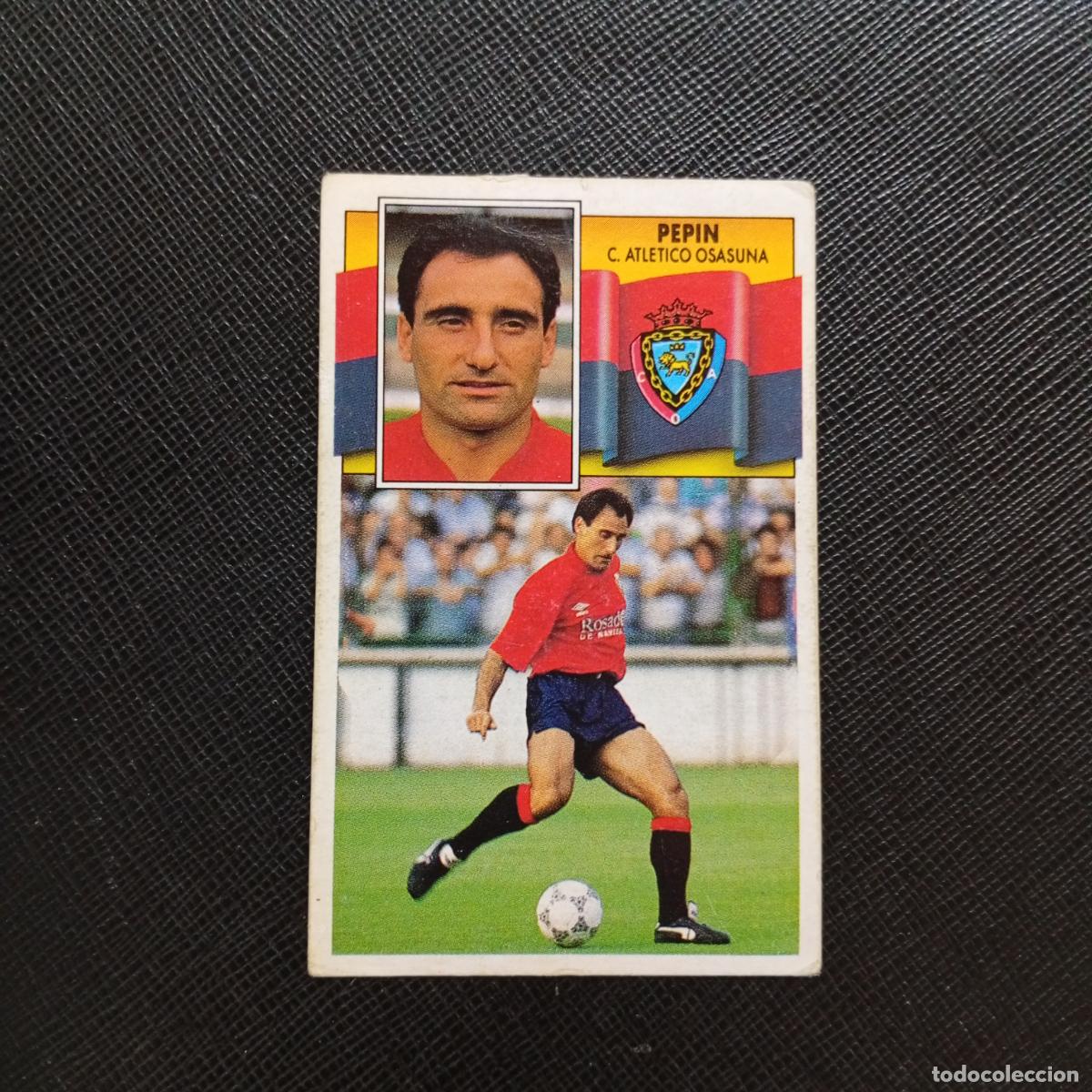 Cromos de f&uacute;tbol: PEPIN GONZALEZ OSASUNA ESTE 1990 1991 CROMO FUTBOL LIGA 90 91 - DESPEGADO - A37 PG55