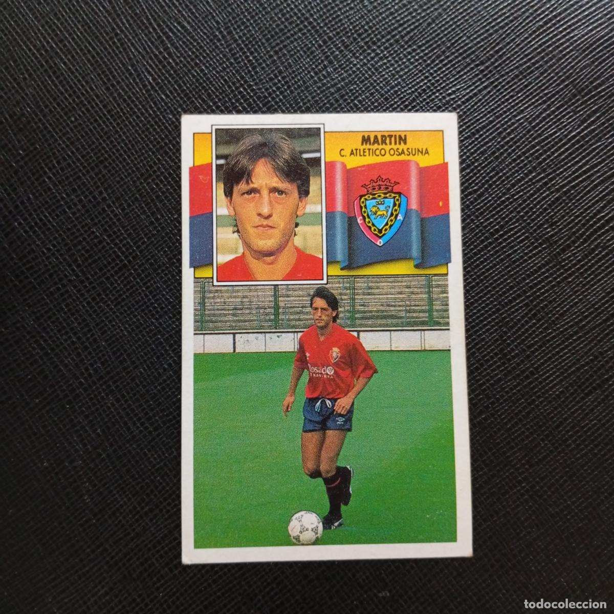 Cromos de f&uacute;tbol: MARTIN OSASUNA ESTE 1990 1991 CROMO FUTBOL LIGA 90 91 - DESPEGADO - A37 PG55